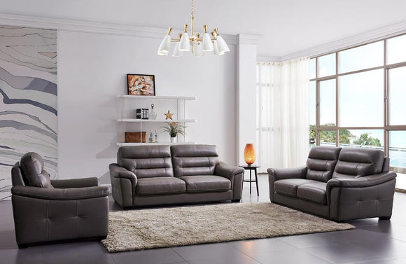 Hayden Modern Leather Sofa Set