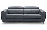 Scuzzo Reclining Motion Sofa Set Blue Grey