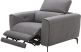 Scuzzo Gray Fabric Sofa Loveseat and Chair