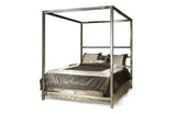Luxor Laser Design Headboard Canopy King Bed