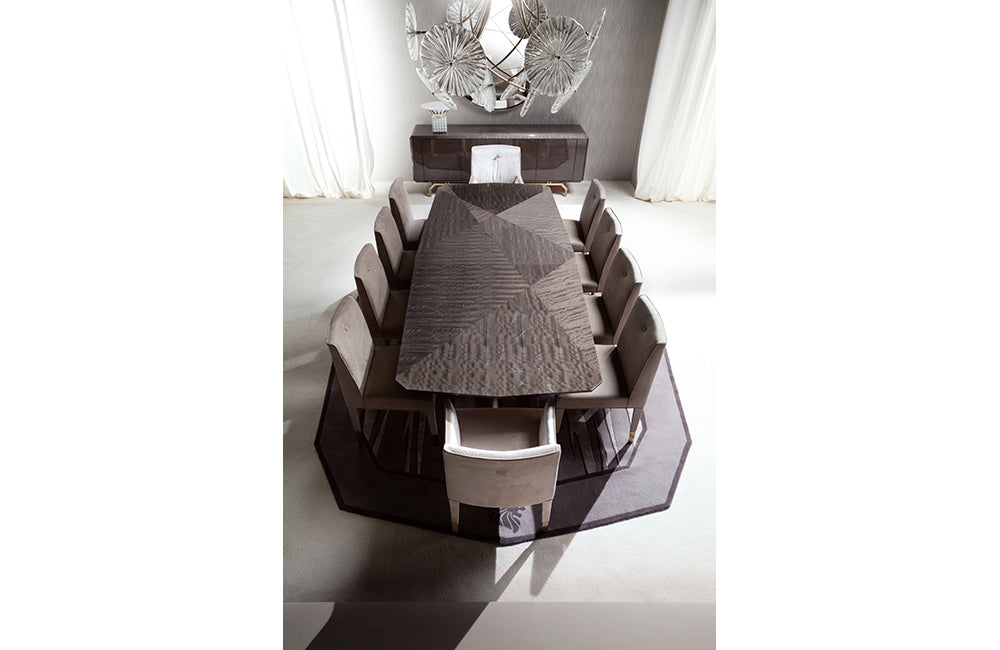 Infinity Rectangular table with Wooden base