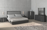 Madrid Grey Matt 5 PC Bedroom Set