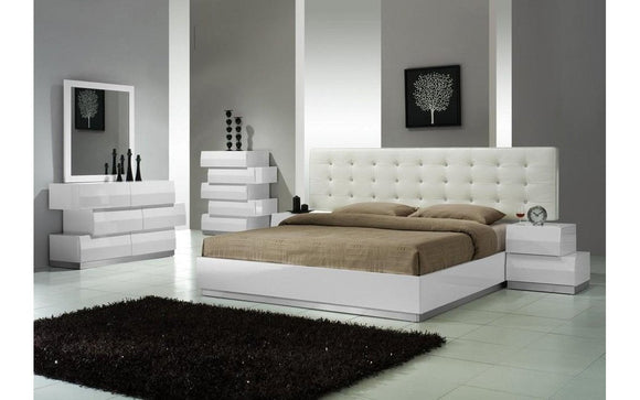 Milly White & Black Modern Bedroom