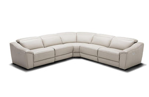 Milan Silver Grey Motion Sectional Sofa