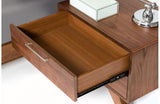 Soria Modern Walnut Nightstand