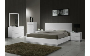 Naples White Bedroom Set