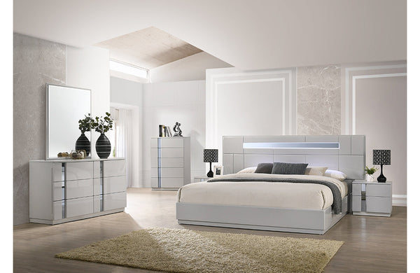 Palermo White Bedroom Set (Queen)-Buy ($1354) in a modern