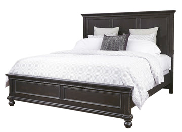 Oxford Panel Bed Peppercorn