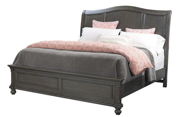 Oxford Sleigh Bed Peppercorn
