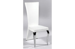 Crispina Dining Rectangular Chair White