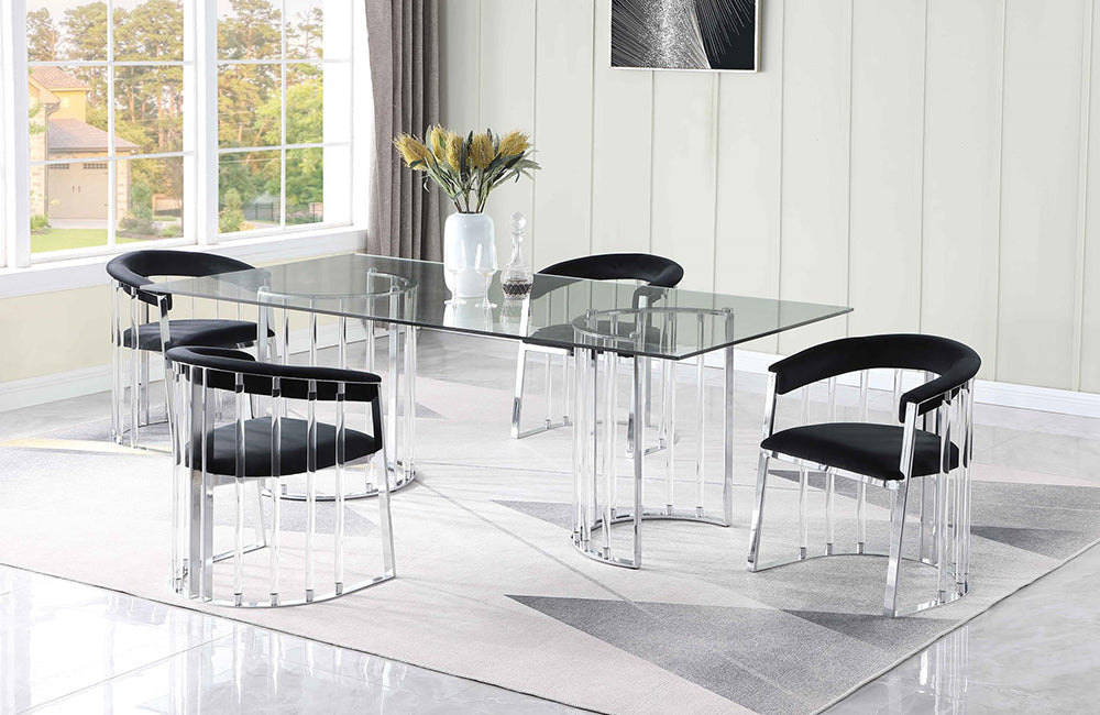 Trisha 5 pc Dining Set 42"x 72"