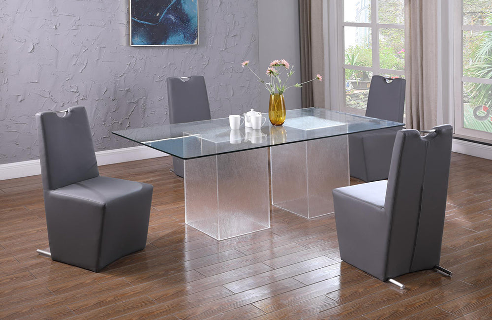 Valerie Evie 5 pc Dining Set 44" 84"