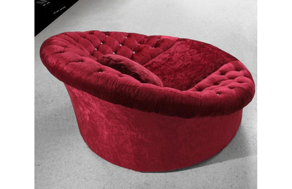 Cosmopolitan Modern Fabric Chair Red