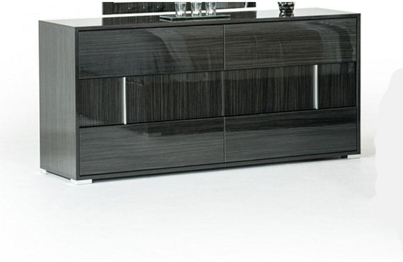 Ari Italian Modern Gray Dresser