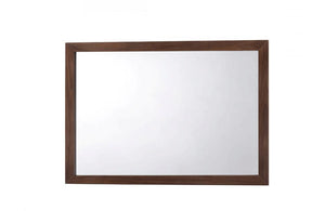 Lewis Mid-Century Modern Walnut Mirror