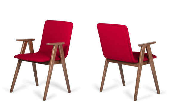 Maddox Modern Dining Chair Red