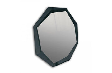 Octagon Modern Mirror Black