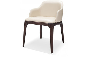 Modrest Margot Modern Cream Eco-Leather Dining Chair
