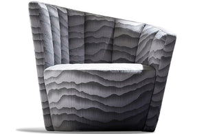 Vision Living Tulip Gray Armchair