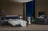 Sacramento Modern Bedroom Set in Dark Gray
