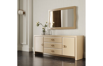 Modrest Ivarson Champagne Crocodile Glam Mirror