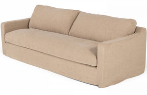 Divani Casa Admiral Modern Classic Sand Fabric Sofa