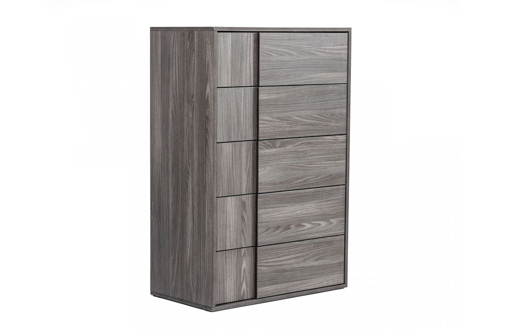 Nova Domus Asus Italian Modern Elm Grey Chest