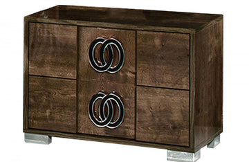 Modrest Athen Modern Italian High Gloss Nightstand