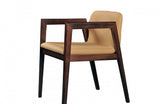 Modrest Avrum Modern Camel Eco-Leather Dining Chair (Set of 2)