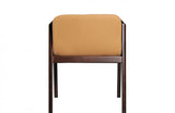 Modrest Avrum Modern Camel Eco-Leather Dining Chair (Set of 2)