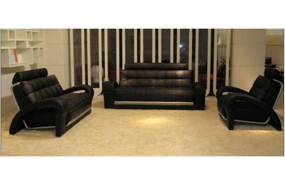 Ayla Modern Leather Sofa Set