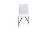 Xyla - Modern White & Black Dining Chair (Set of 2)