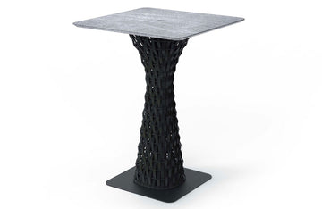 Oasi Outdoor bar table with STONE top