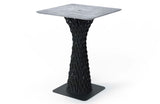 Oasi Outdoor bar table with STONE top