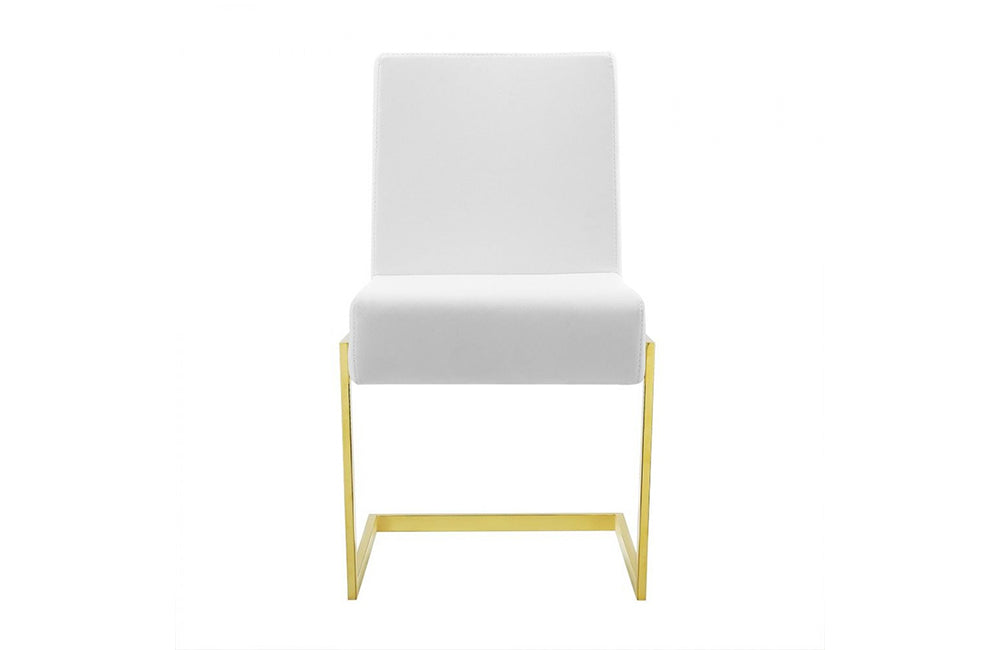 Modrest Batavia Modern White Dining Chair (Set of 2)