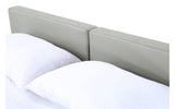 Modrest Opal Modern Wenge & Grey Platform Bed