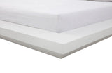 Modrest Opal Modern White & Grey Platform Bed