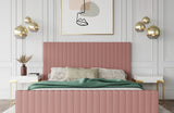 Modrest Beverly Modern Mauve Velvet Bed
