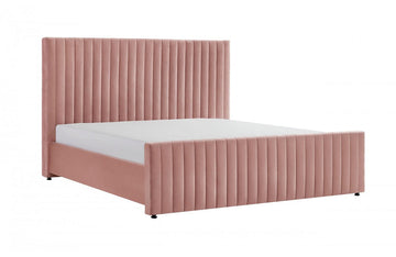 Modrest Beverly Modern Mauve Velvet Bed