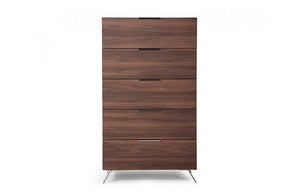 Nova Domus Brooklyn Italian Modern Walnut Chest