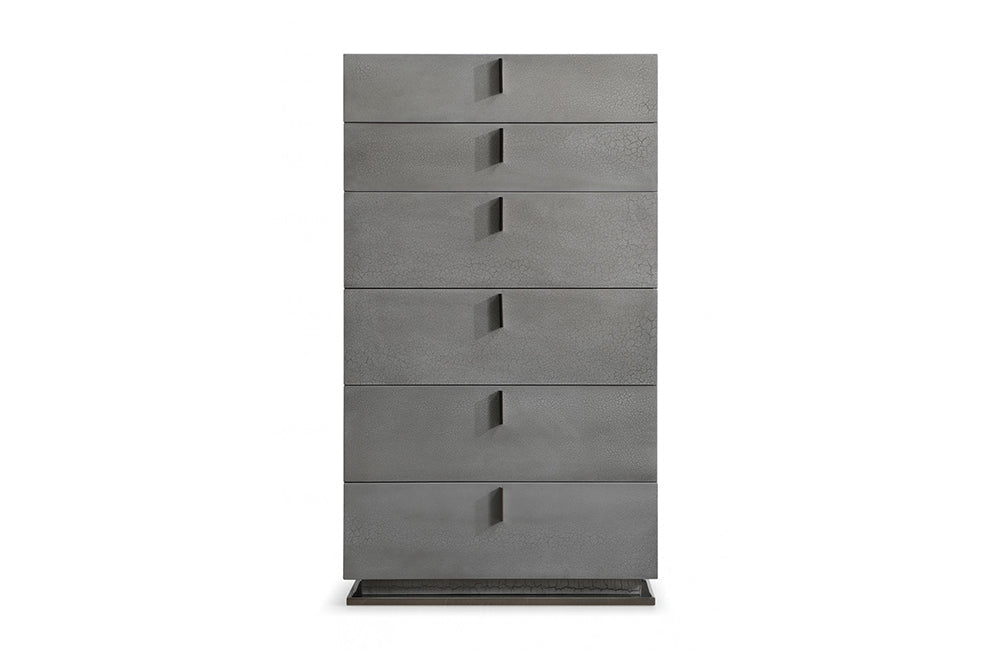 Modrest Buckley Modern Grey Crackle Chest