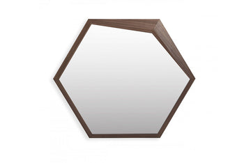 Modrest Chelton Modern Walnut Mirror