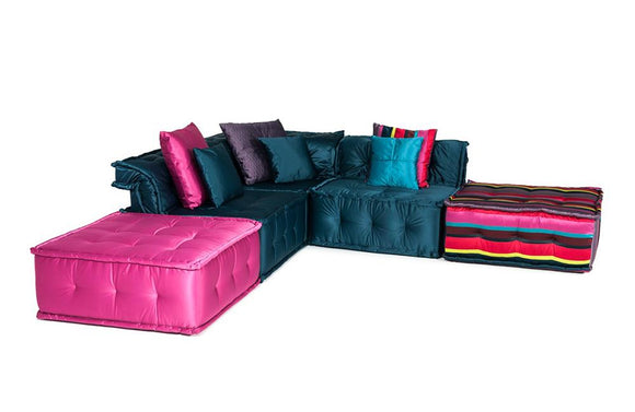 Emery Modern Fabric Sectional Sofa