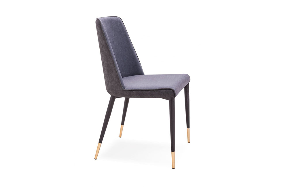 Modrest Clyburn Modern Dark Grey Dining Chair (Set of 2)