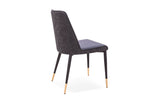 Modrest Clyburn Modern Dark Grey Dining Chair (Set of 2)