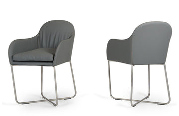 Modrest Sweeny Modern Grey Dining Chair