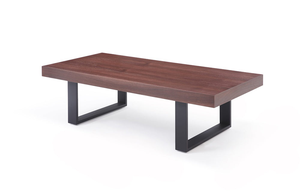 Modrest Lola Modern Walnut Coffee Table