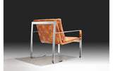 Divani Casa Apex Modern Brown Leatherette Accent Chair