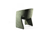 Modrest Modern Malvern Green Fabric Dining Chair