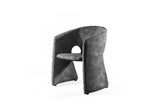 Modrest Modern Malvern Dark Grey Fabric Dining Chair